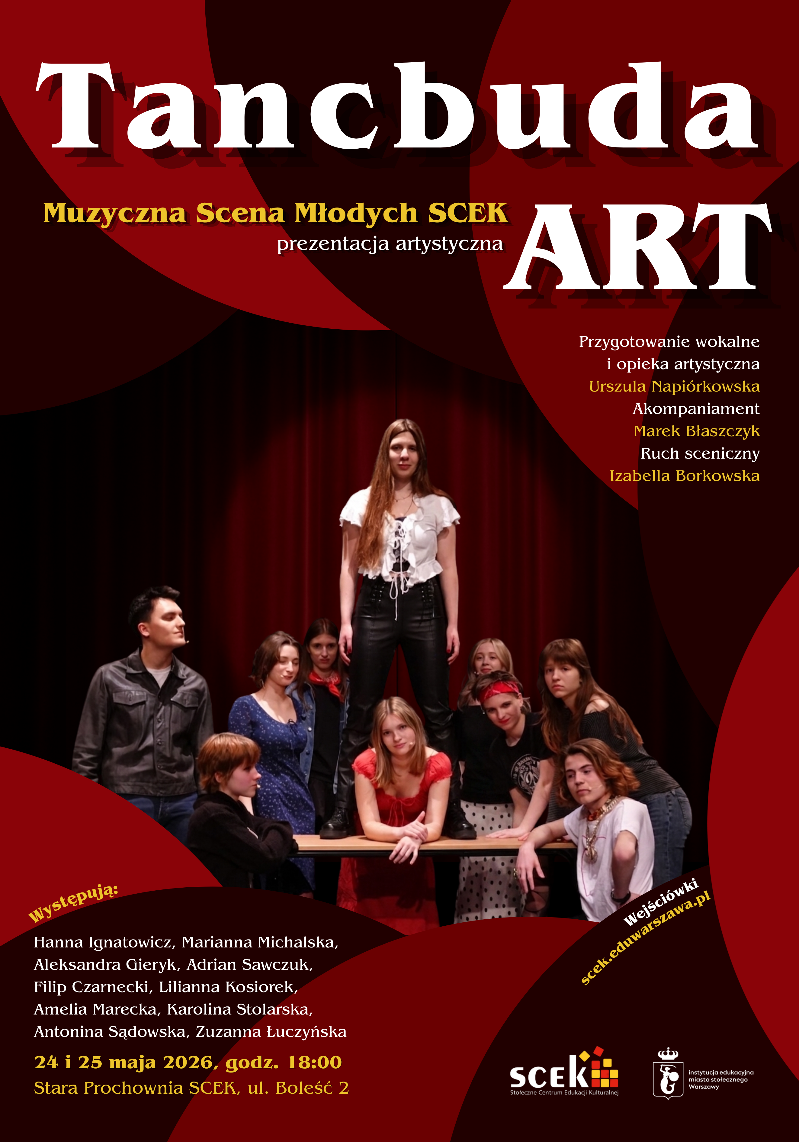 Tancbuda ART - Muzyczna Scena Młodych (plakat)