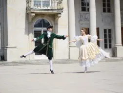 29 stycznia 2014 r. – zespół tańca dawnego Varsavia Galante i Weronika Kłosiewicz