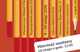 Fundusz ZDOLNI - plakat wystawy w Galerii Abakus 