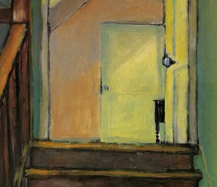 Józef Czapski, Klatka schodowa, 1977 / Polona.pl 