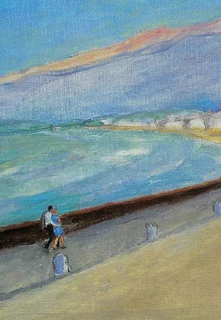 Józef Czapski, Spacer brzegiem morza, 1973 / Polona.pl