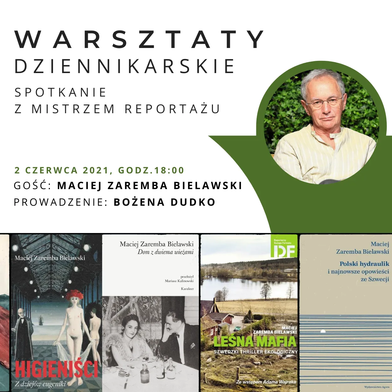 Spotkanie z Maciejem Zarembą Bielawskim