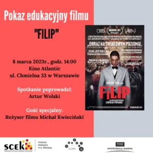 Filip – edukacyjny pokaz specjalny filmu