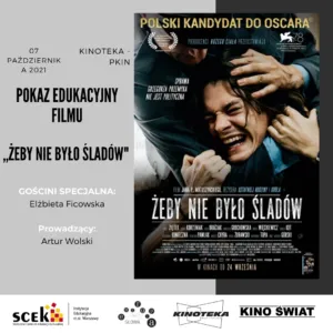 Żeby nie było śladów – edukacyjny pokaz specjalny filmu