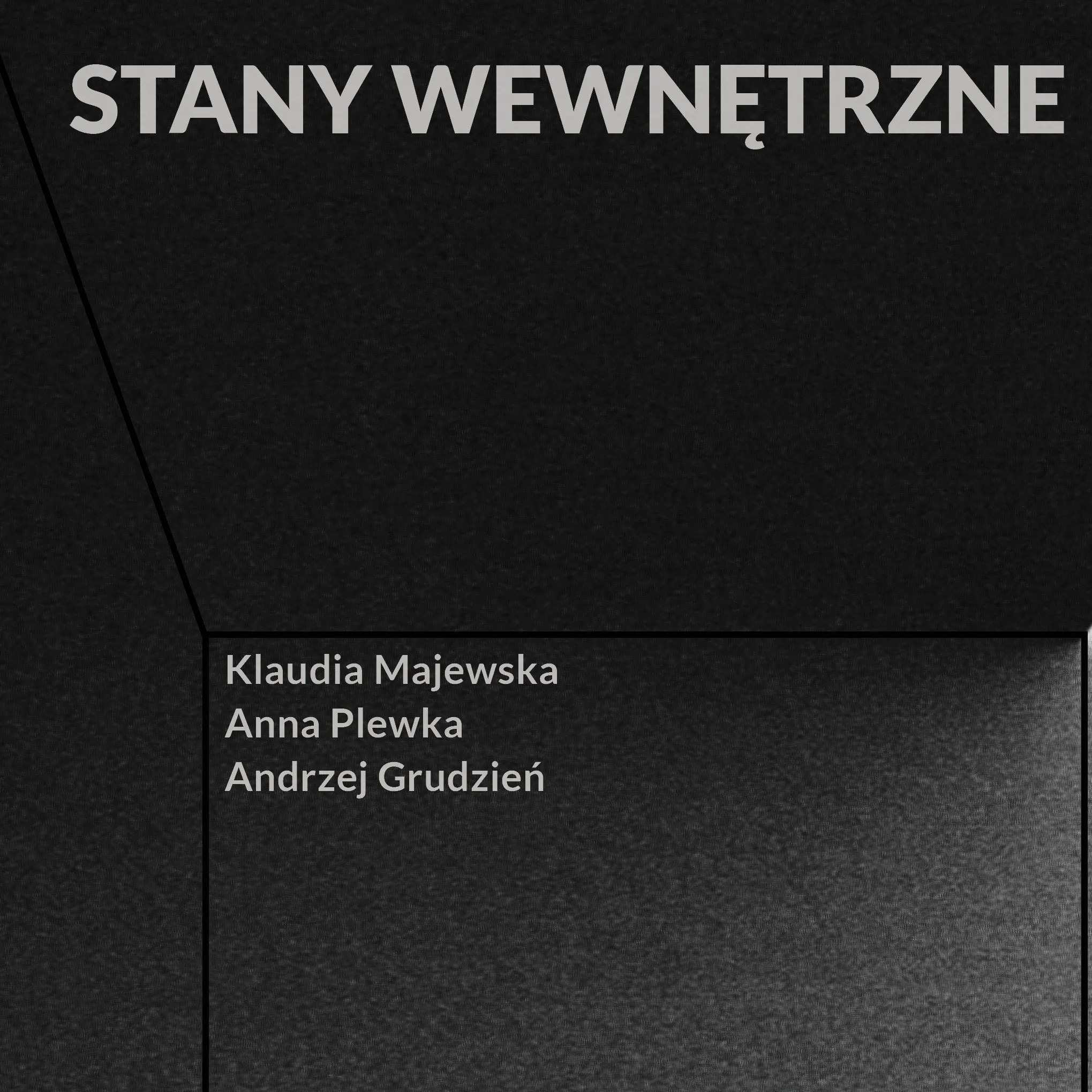 Stany wewnętrzne, plakat wystawy w Galerii Abakus 