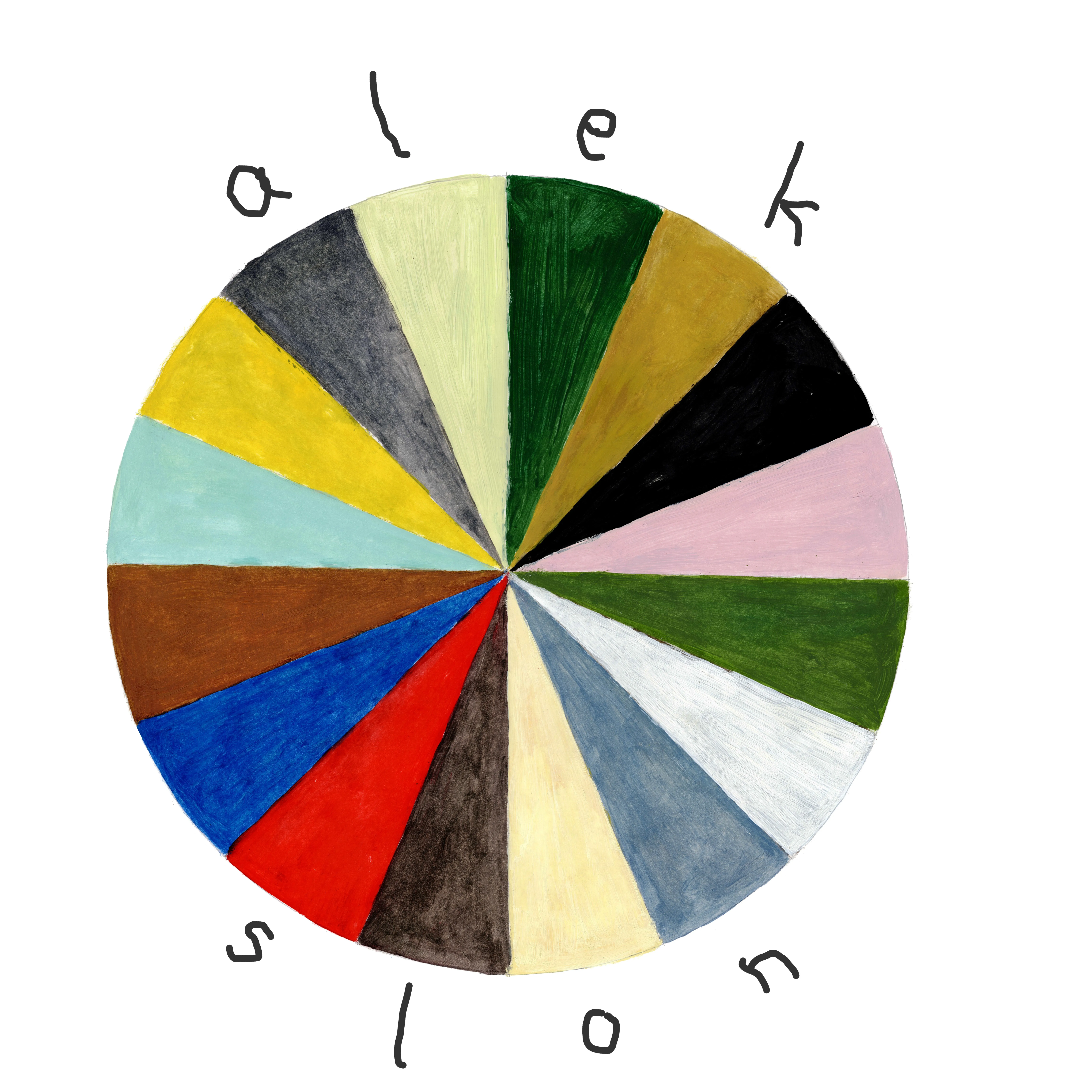 Alek Slon, plakat wystawa w Galerii Abakus 