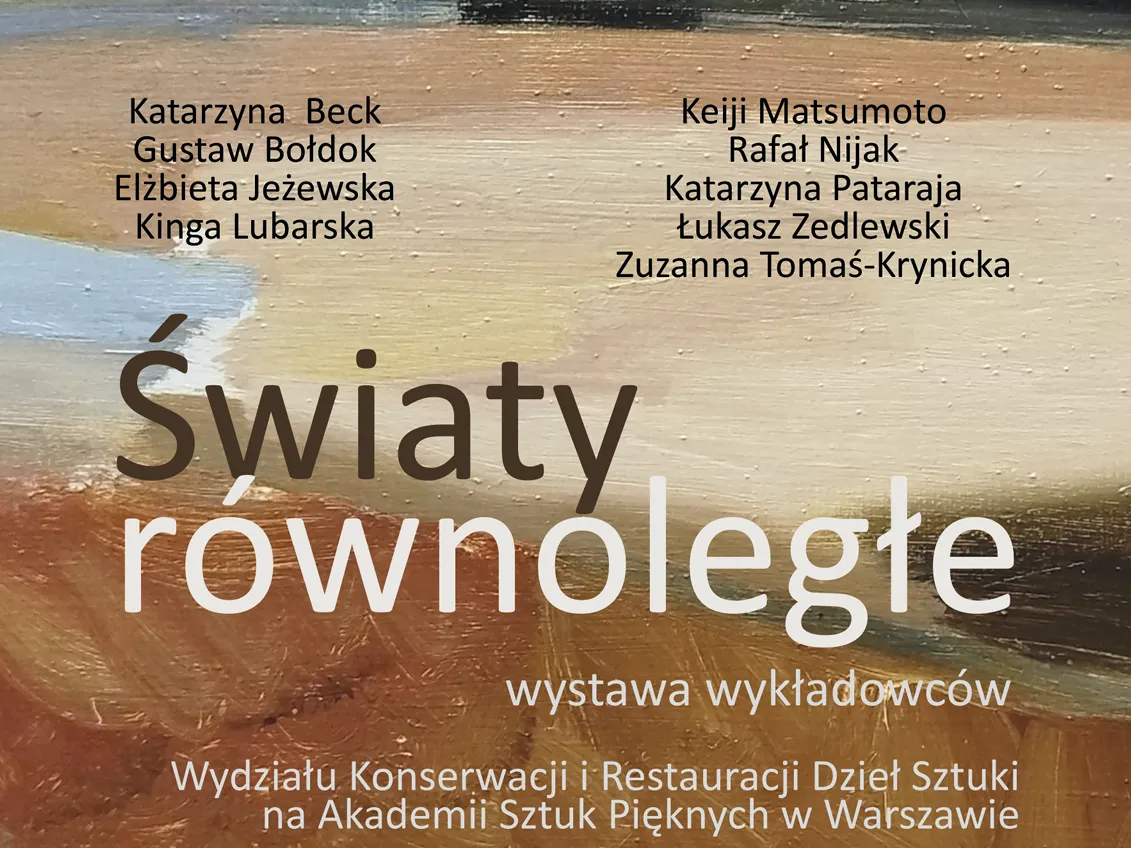 Światy równoległe plakat Galeria Stara Prochownia 