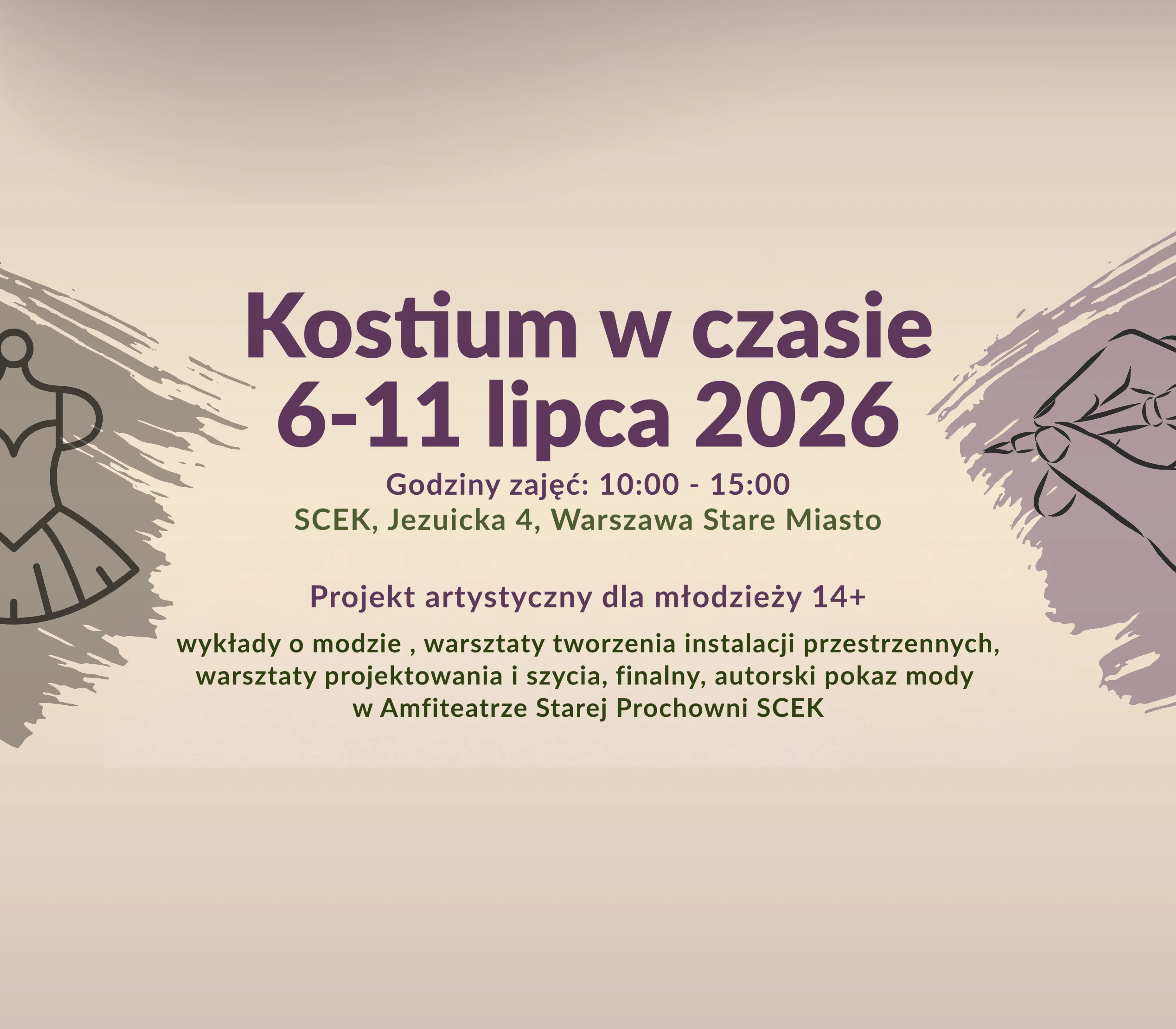 Kostium w czasie - afisz