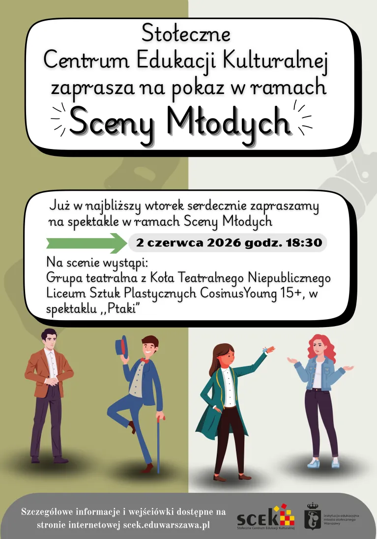 Scena Młodych - 2 czerwca 2026 (afisz)