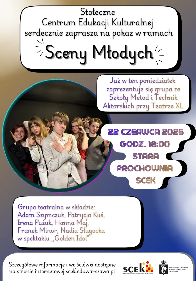Scena Młodych - afisz 22 czerwca 2026